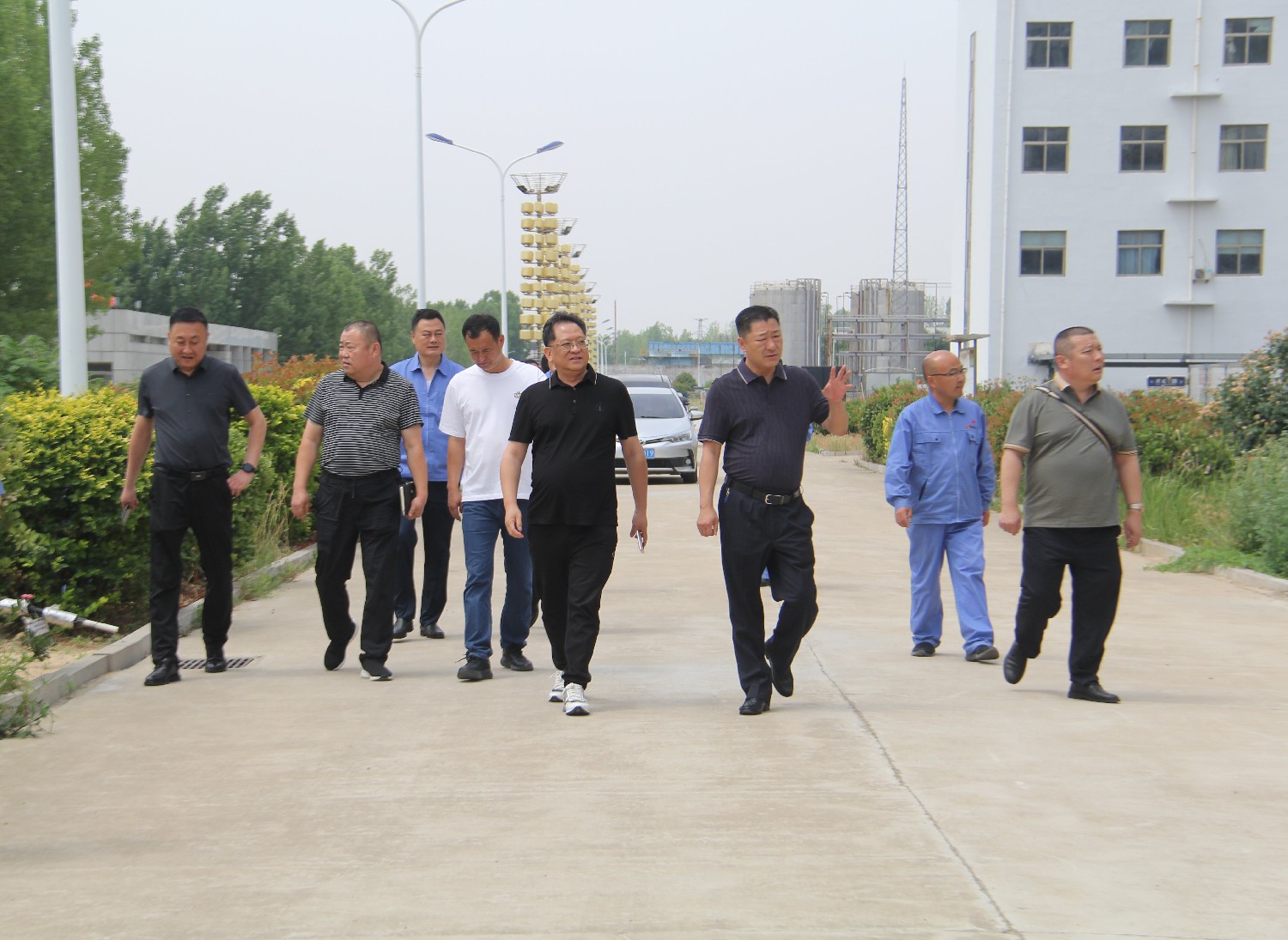 中商國(guó)聯(lián)、上海電力來(lái)化工基地合作洽談